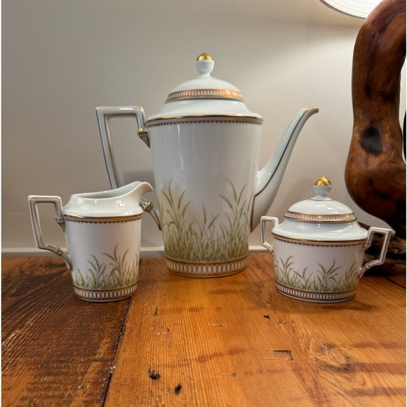 Kaiser Artemis by K. Nossek porcelain. Vintage coffee pot, creamer & sugar. - Picture 8 of 12